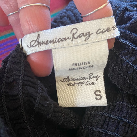 American Rag Black Sleeveless tube Maxi Lace Dress. Small. 100% Rayon. Like New. - Picture 13 of 14